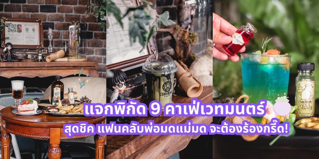 แจกพิกัด 9 คาเฟ่เวทมนตร์ สุดชิค