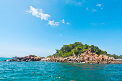 นักเรือดำน้ำที่เกาะสาก พัทยาใต้ จ.ชลบุรี