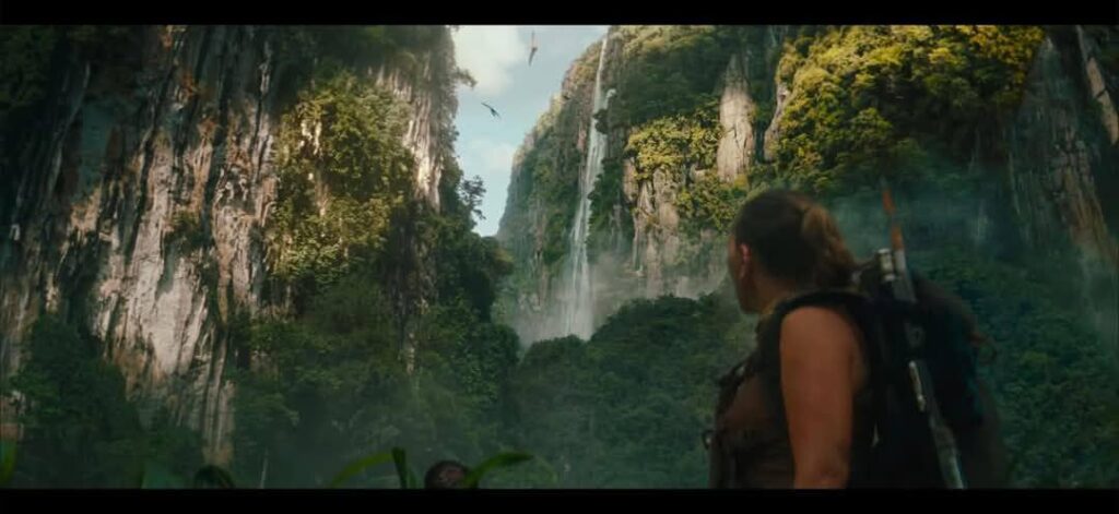 น้ำตกห้วยใต้ หนึ่งในฉากที่ปรากฏใน Jurassic World Rebirth